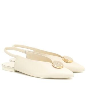 Mercedes Castillo Tibi leather slingback flats size 5